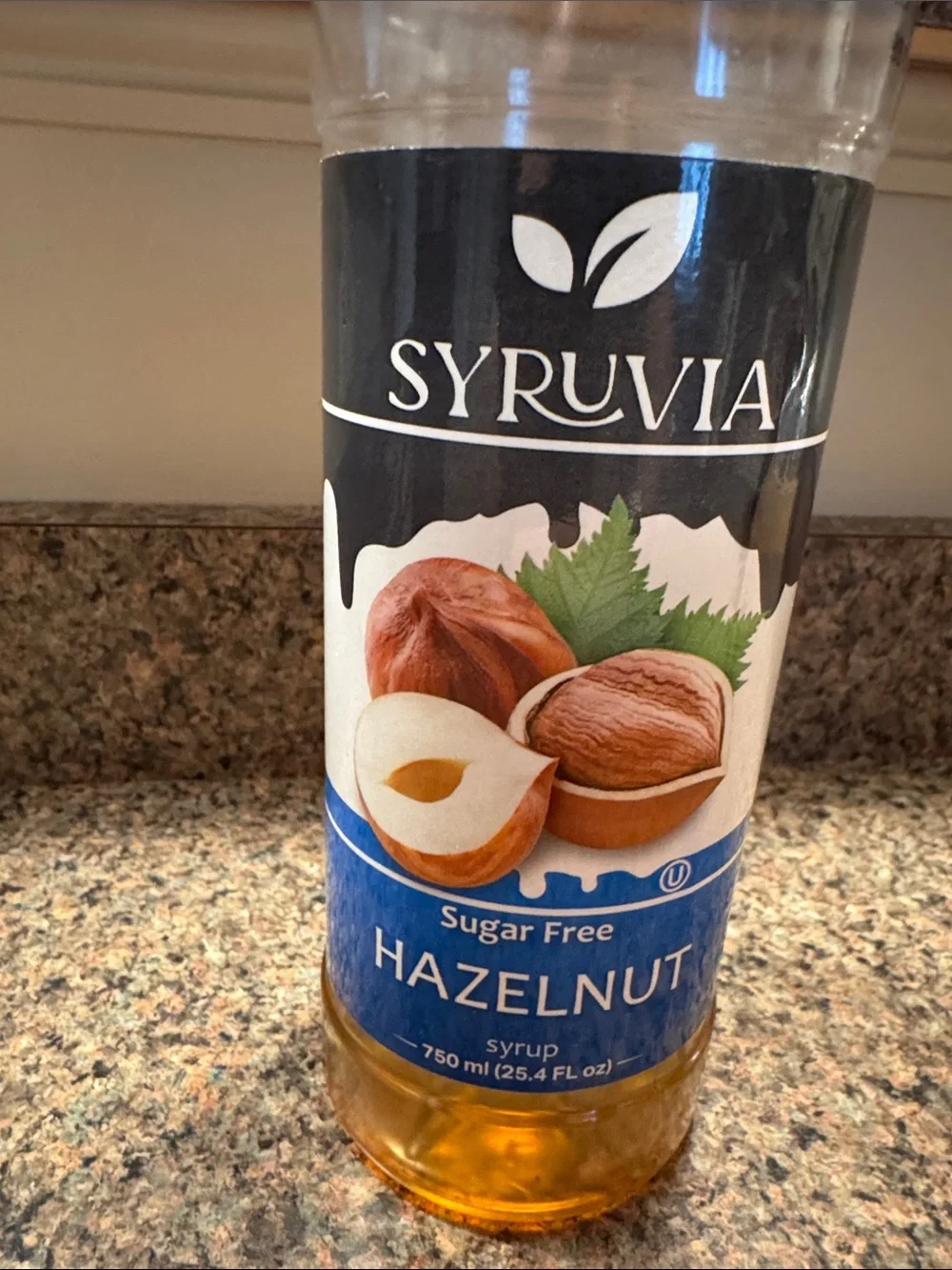 Sylvia Hazelnut Sugar-Free Syrup - Hazelnut Flavor
